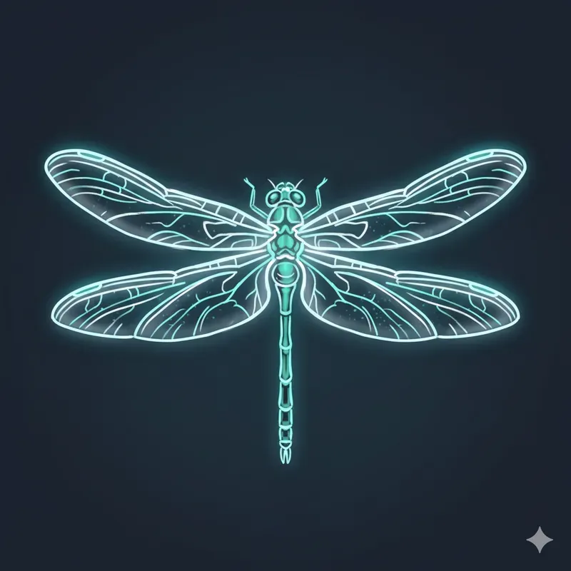 Neon Insect Illustration Systems