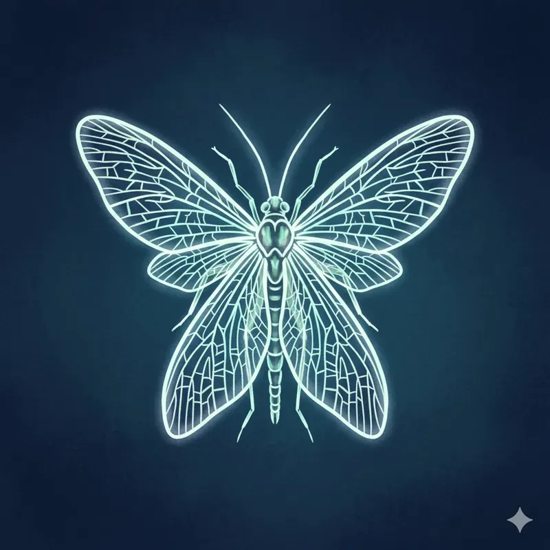 Neon Insect Illustration Systems