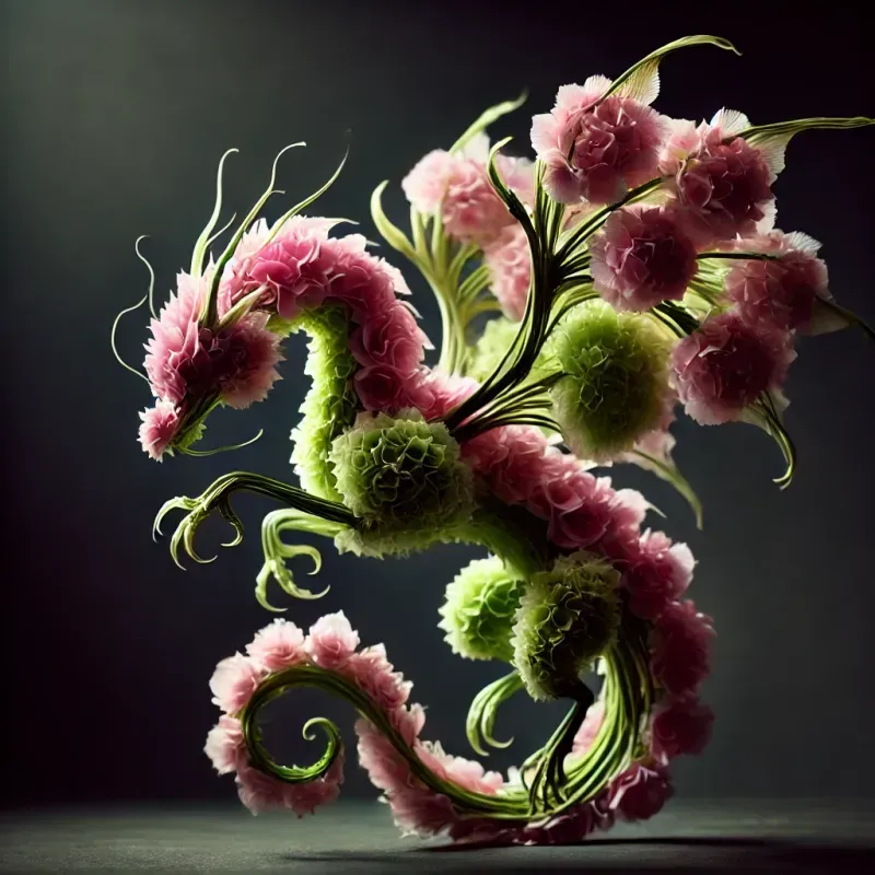 Floral Sculpture Creatures