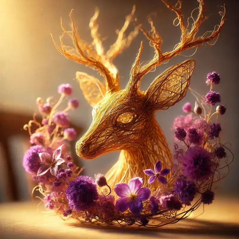 Floral Sculpture Creatures