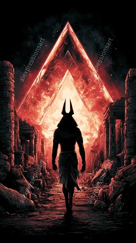 Dark Mythological Underworlds Art