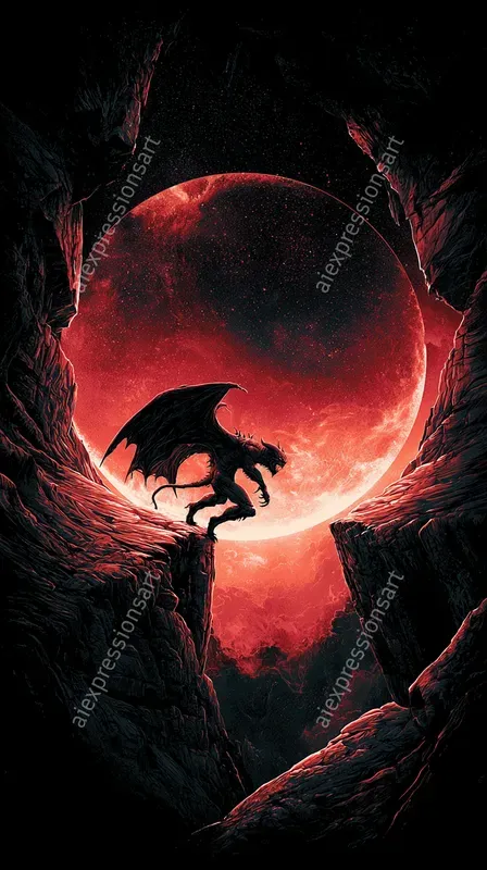 Dark Mythological Underworlds Art