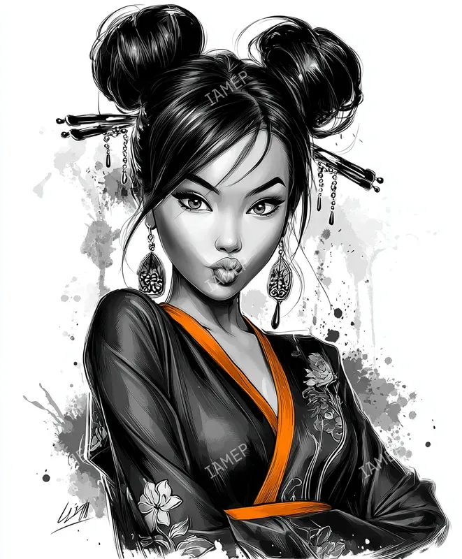 Stylized Grayscale Portraits