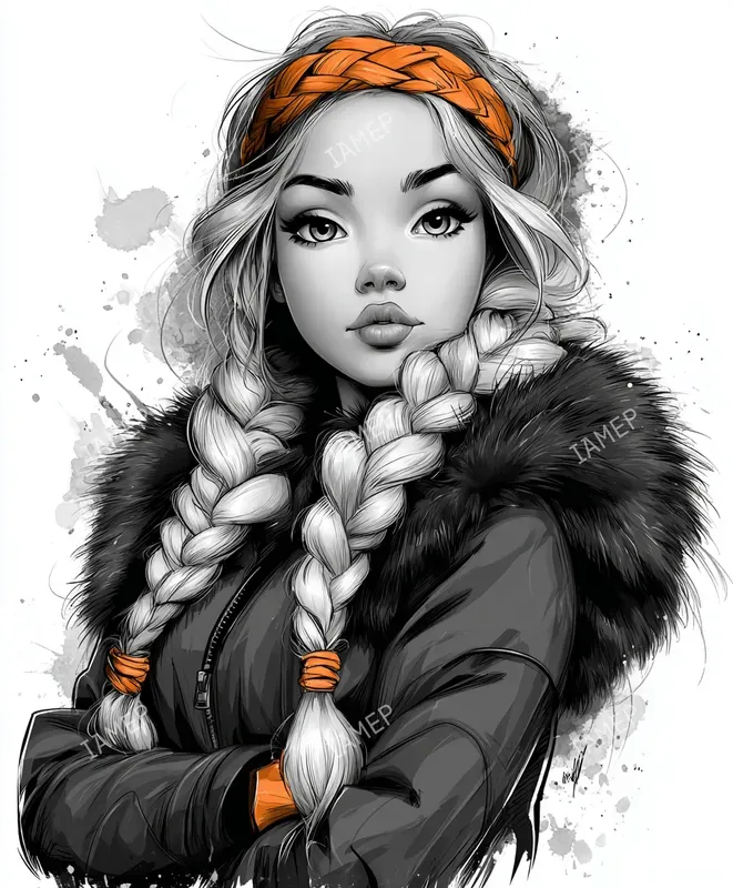 Stylized Grayscale Portraits