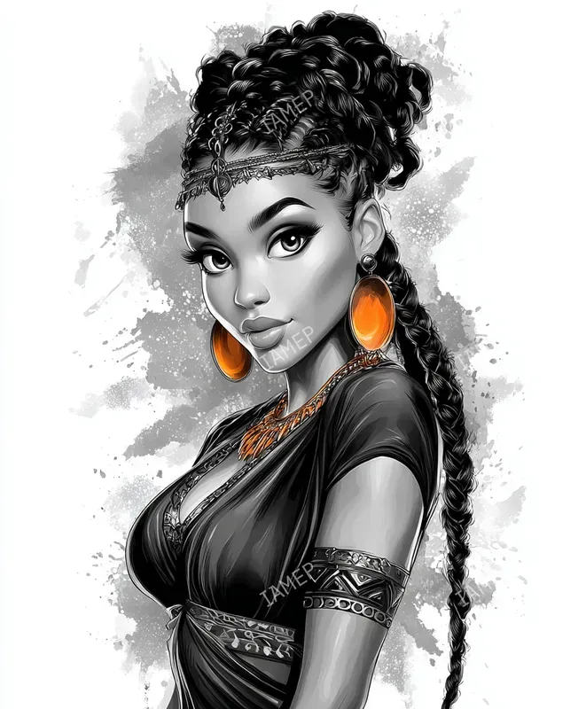 Stylized Grayscale Portraits