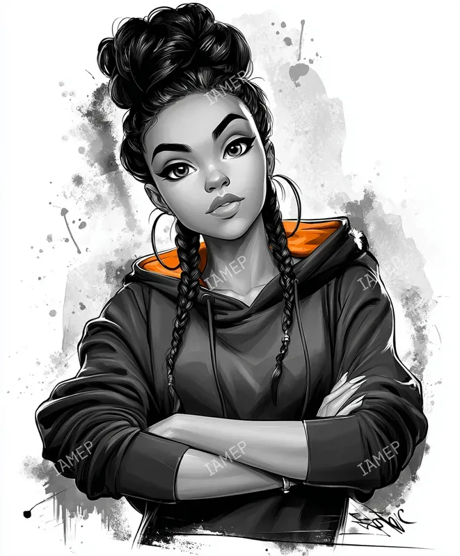 Stylized Grayscale Portraits