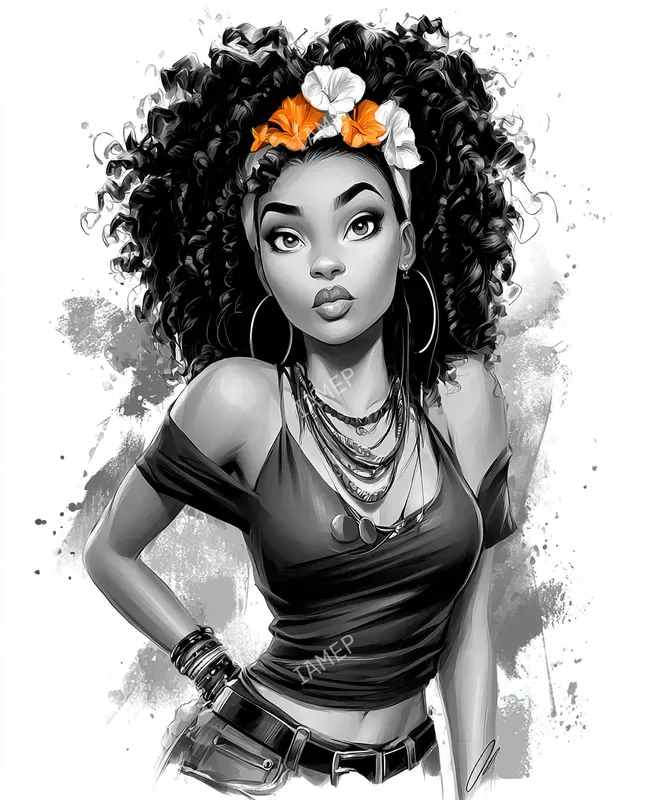 Stylized Grayscale Portraits