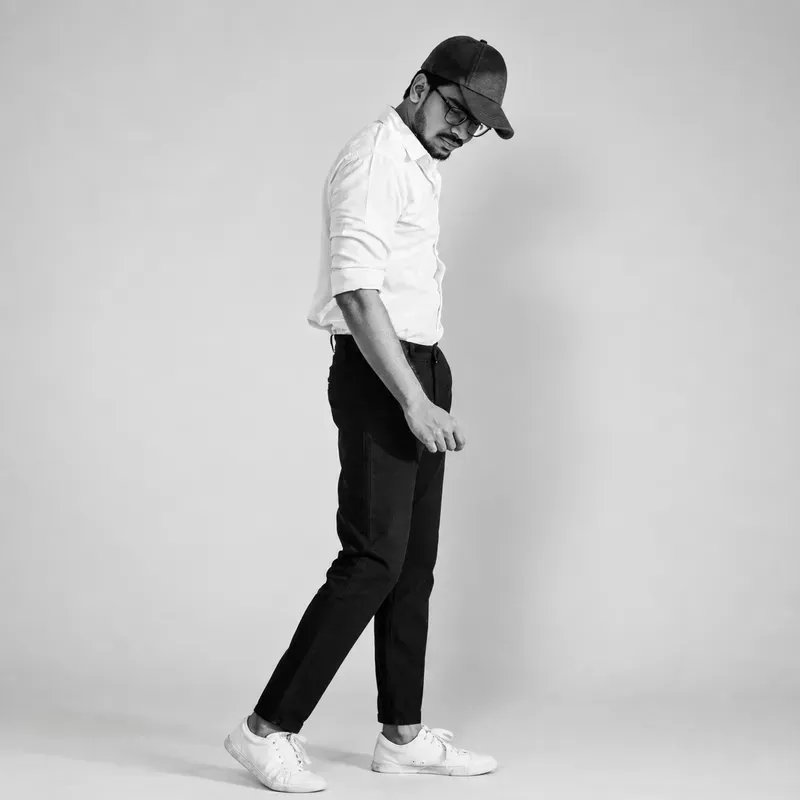 Black White Studio Portraits For Socials