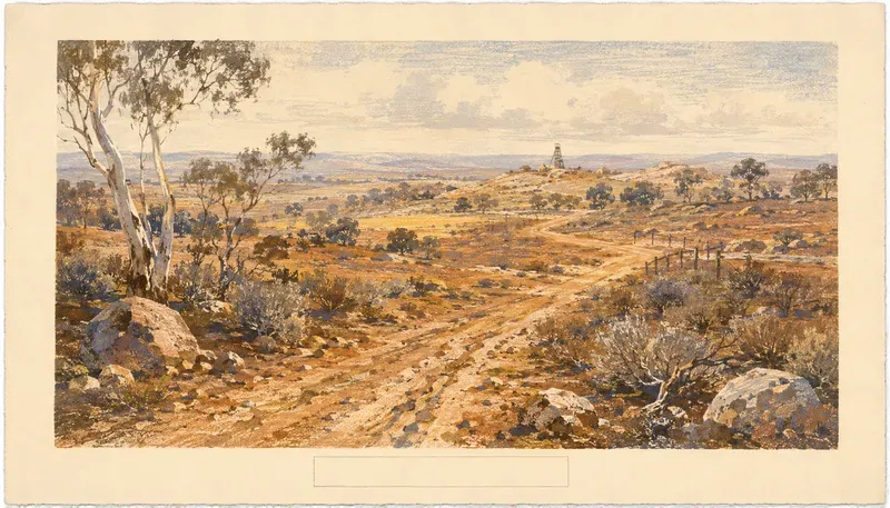 Heidelberg Landscape Lithograph Posters