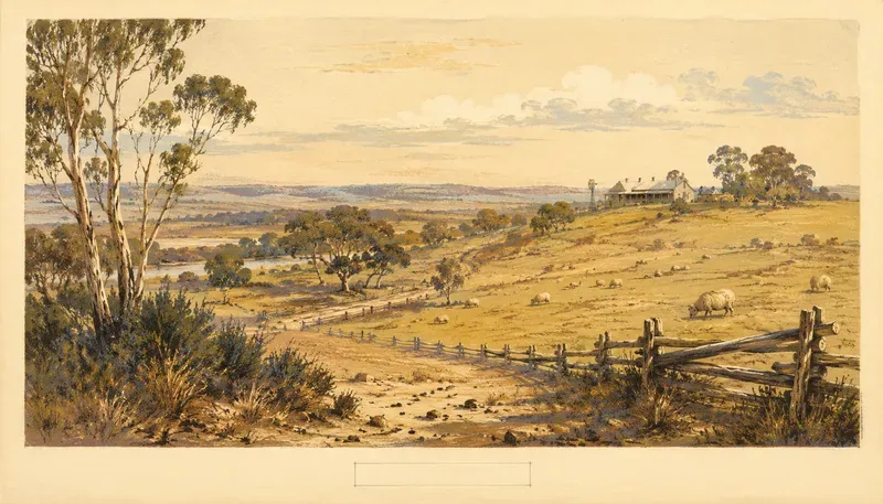 Heidelberg Landscape Lithograph Posters