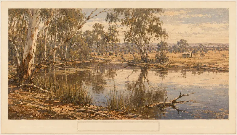 Heidelberg Landscape Lithograph Posters