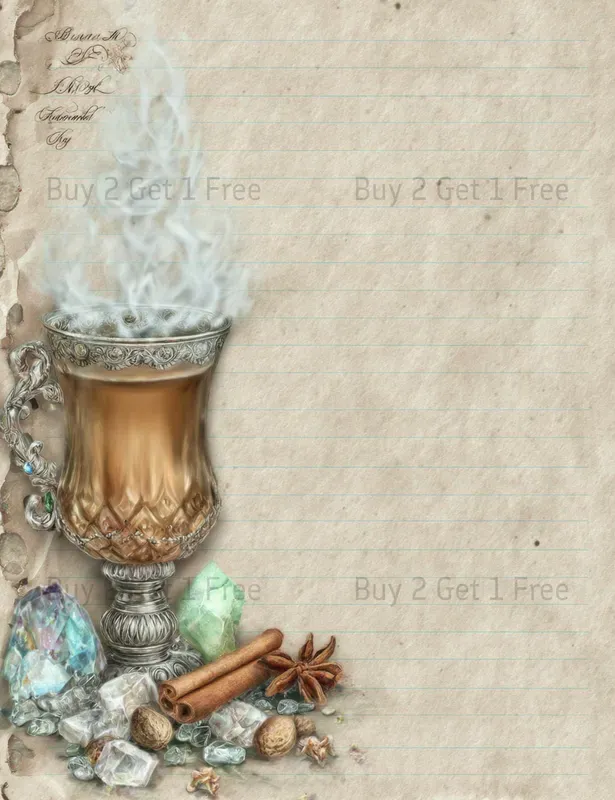 Alice In Medieval World Plain Papers