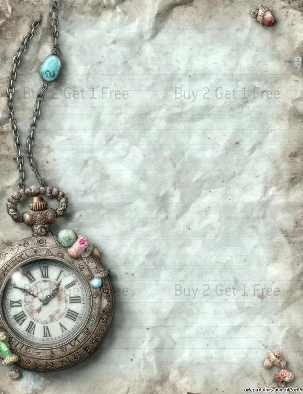 Alice In Medieval World Plain Papers