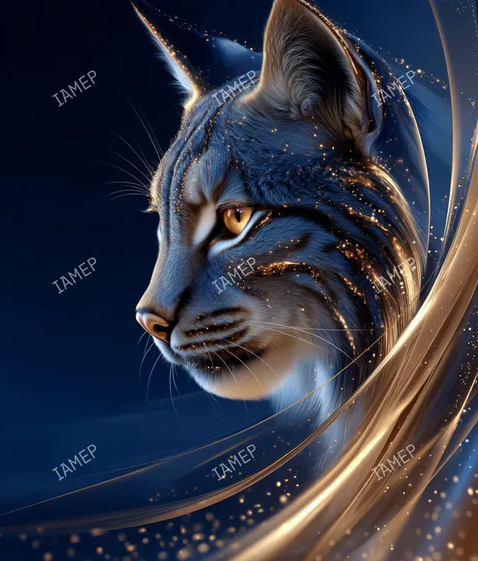 Free Gilded Cosmic Hyperreal Portraits