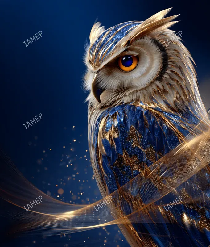 Free Gilded Cosmic Hyperreal Portraits