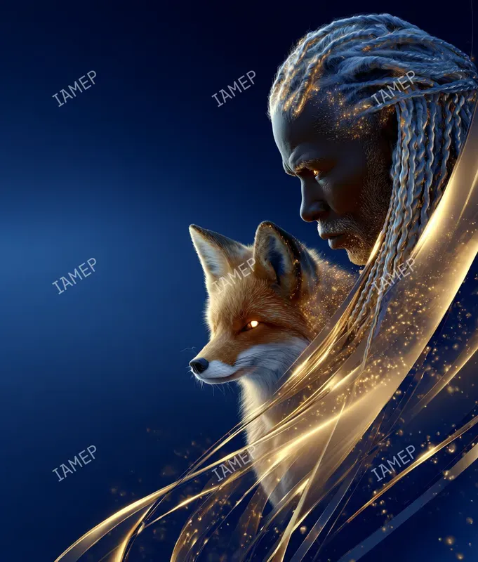 Free Gilded Cosmic Hyperreal Portraits