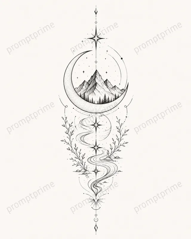 Fine Line Tattoo Concept Generator