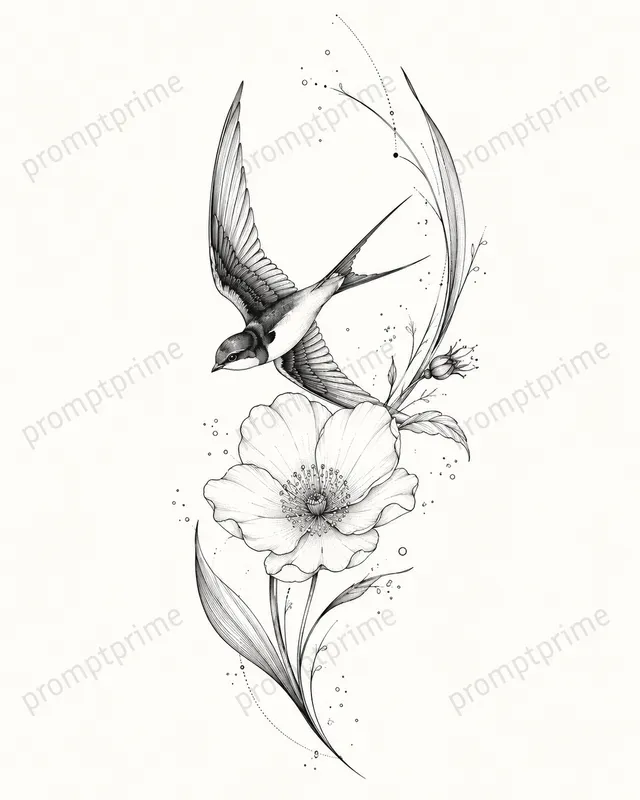 Fine Line Tattoo Concept Generator