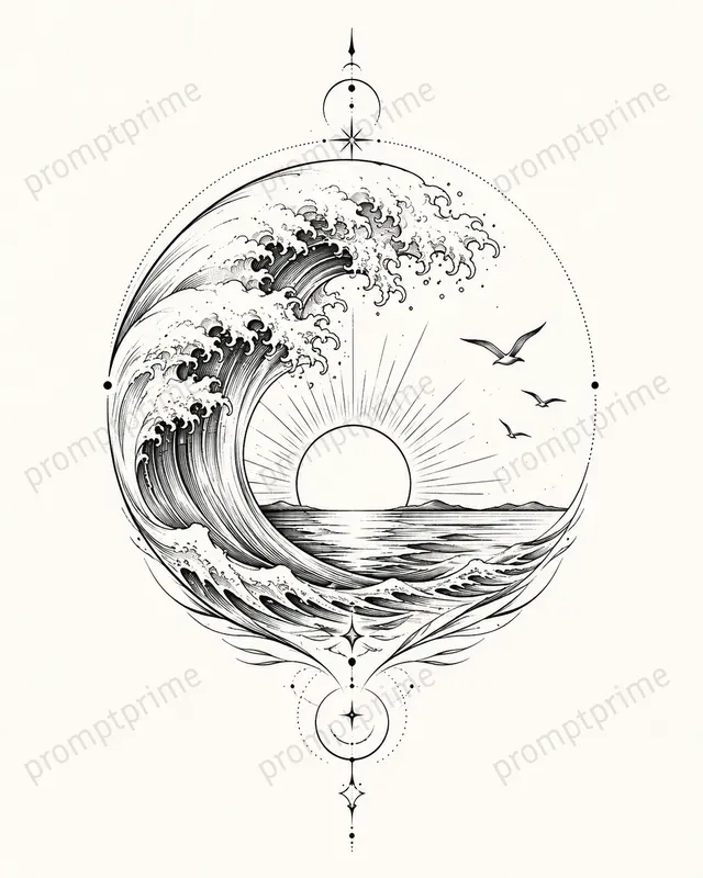 Fine Line Tattoo Concept Generator