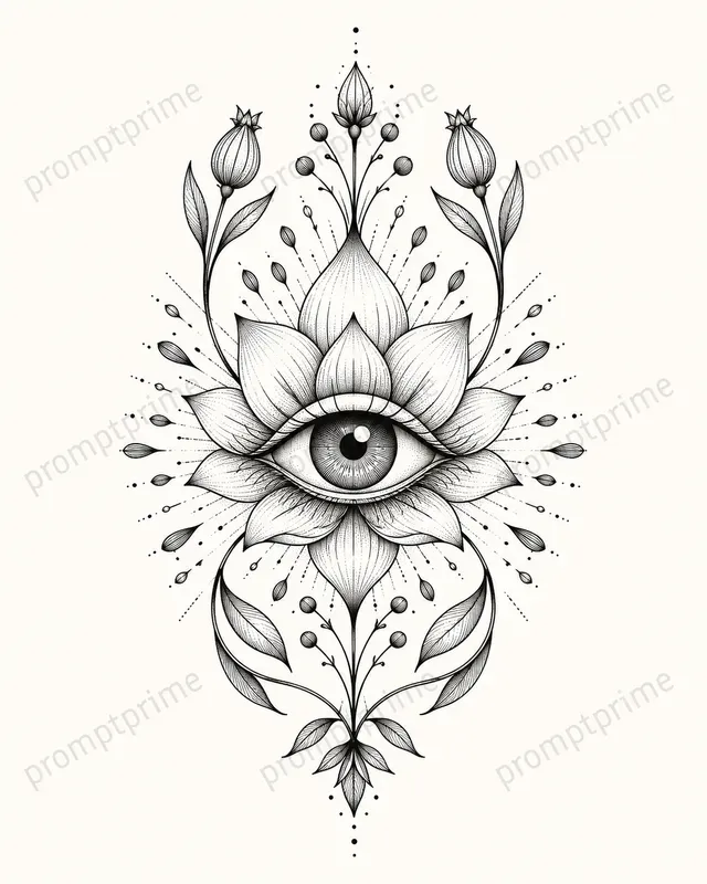 Fine Line Tattoo Concept Generator