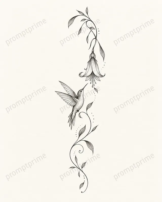 Fine Line Tattoo Concept Generator