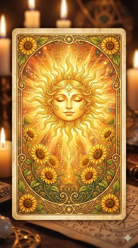 Mystical Tarot Card Art
