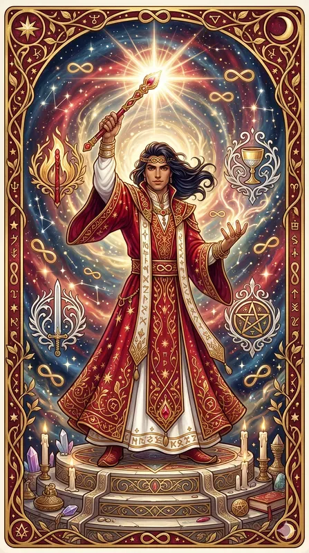 Mystical Tarot Card Art