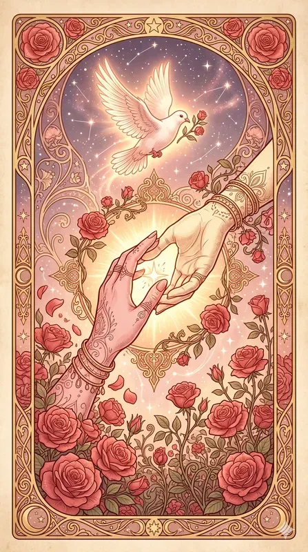 Mystical Tarot Card Art