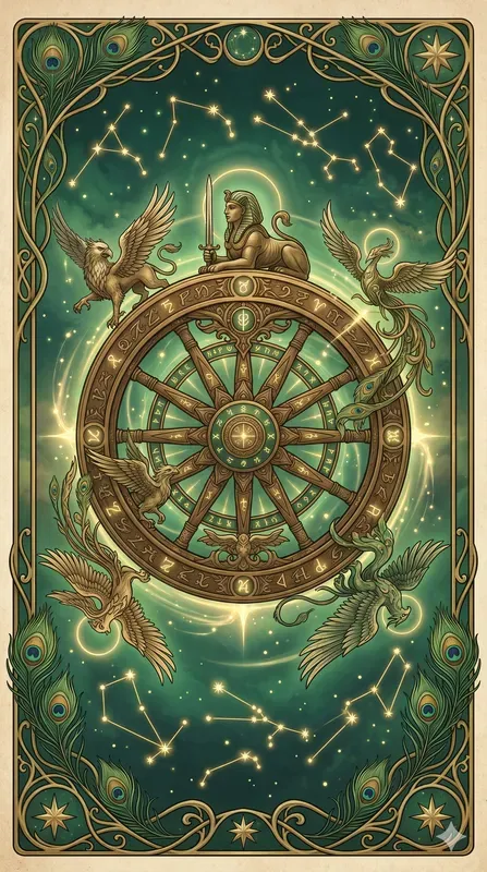 Mystical Tarot Card Art