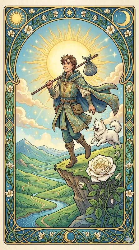 Mystical Tarot Card Art