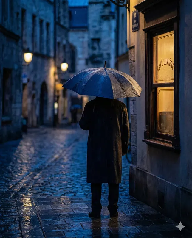 Cinematic Twilight Blue Hour Candids