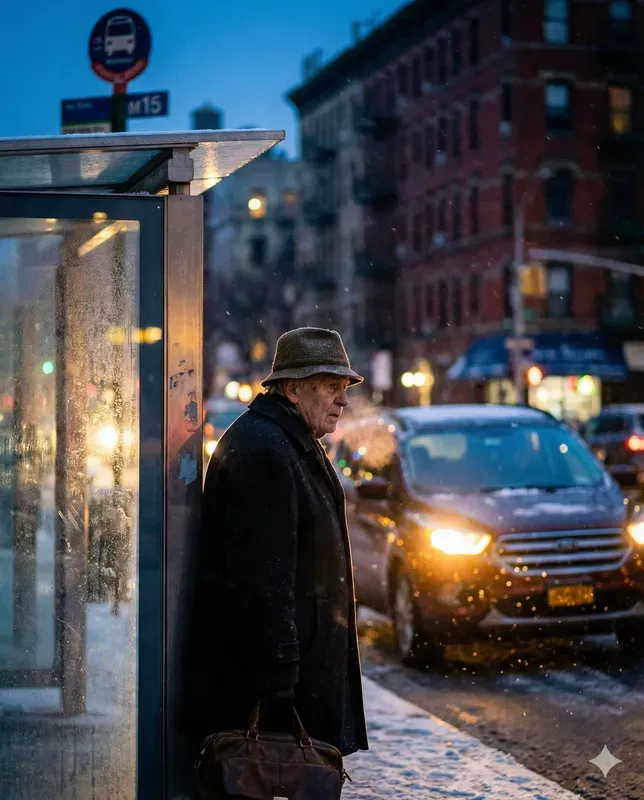 Cinematic Twilight Blue Hour Candids