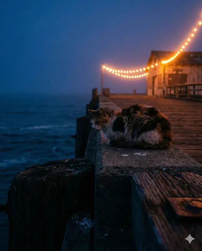 Cinematic Twilight Blue Hour Candids