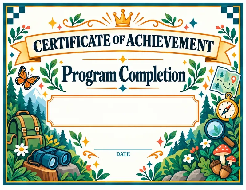 Kids Enrichment Club Certificates