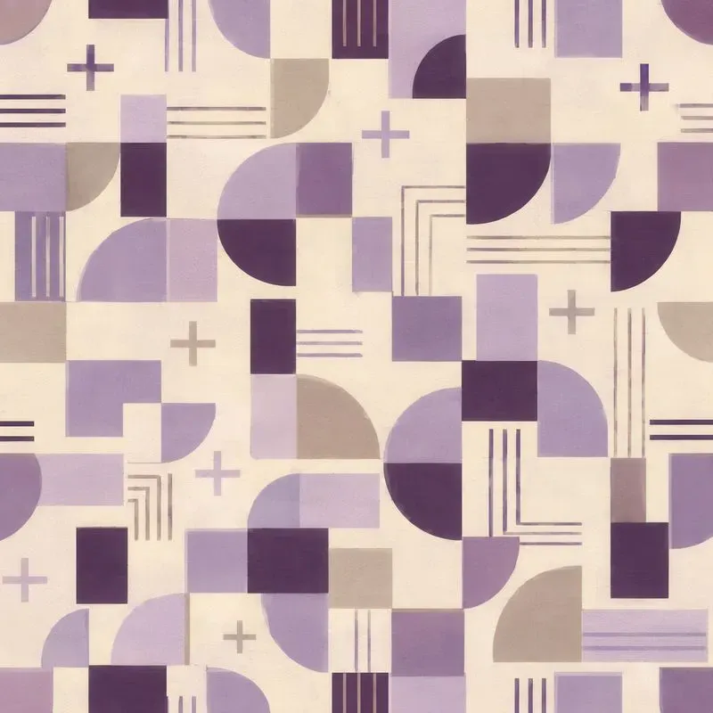 Abstract Bauhaus Geometric Digital Papers