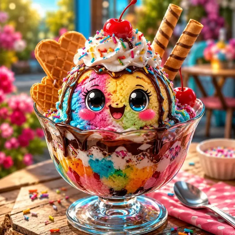 Cute Kawaii Food Character Generator