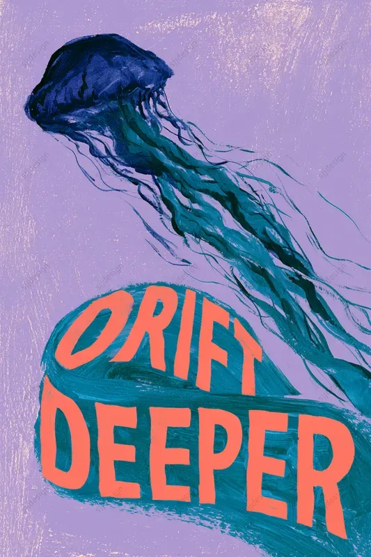 Expressive Brush Trail Posters