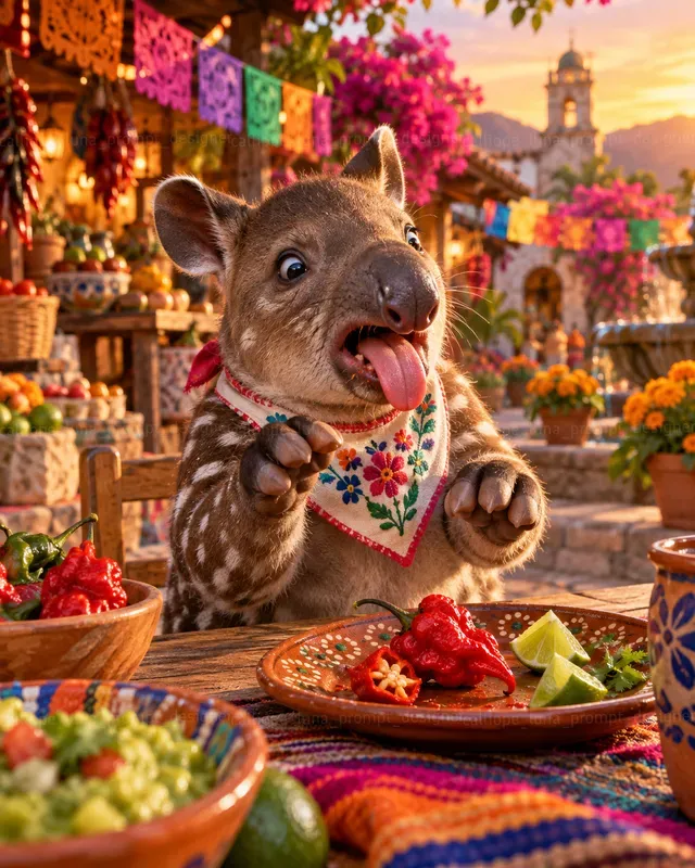 Hyperrealistic Baby Animal Food Reactions