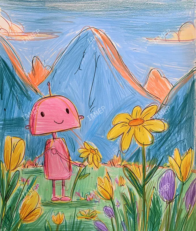 Childlike Pencil Art