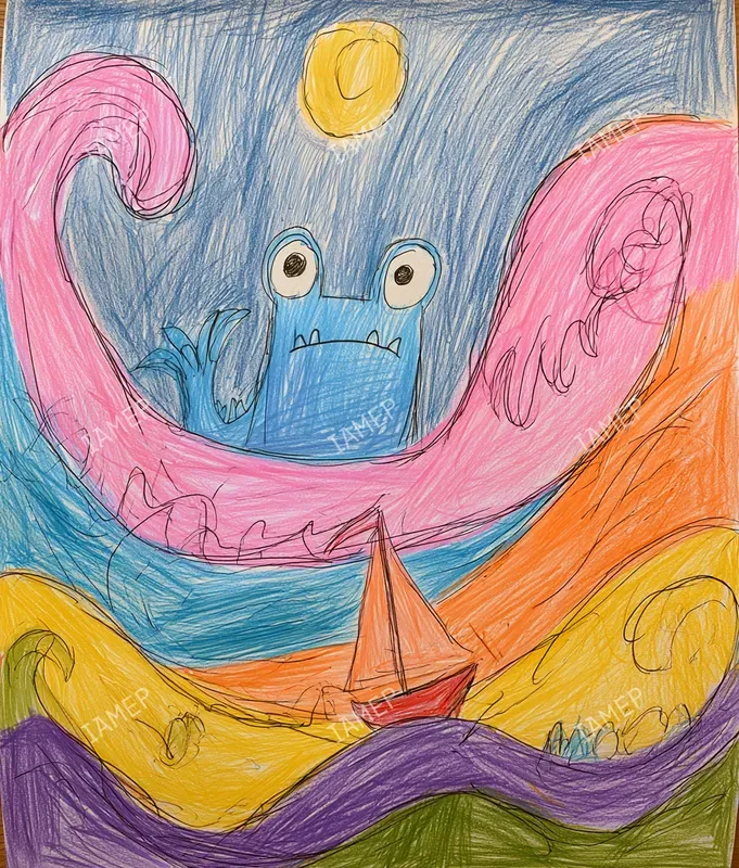 Childlike Pencil Art