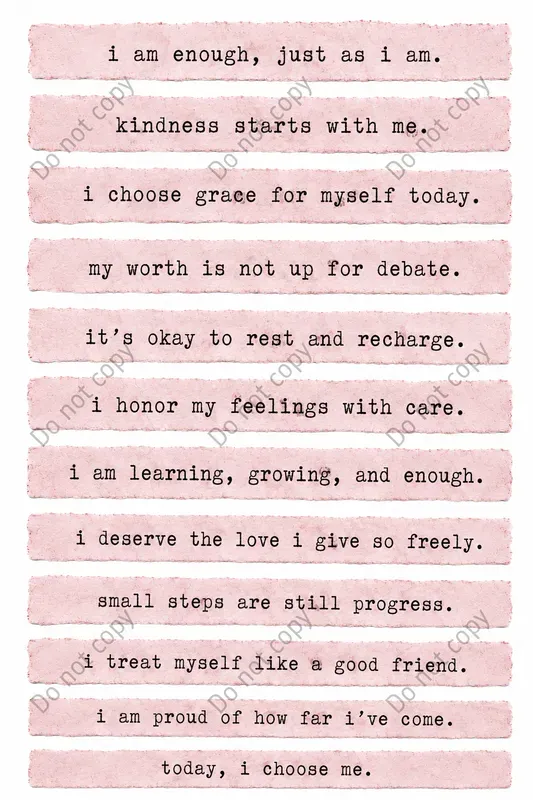 Typewriter Quote Strip Sheets