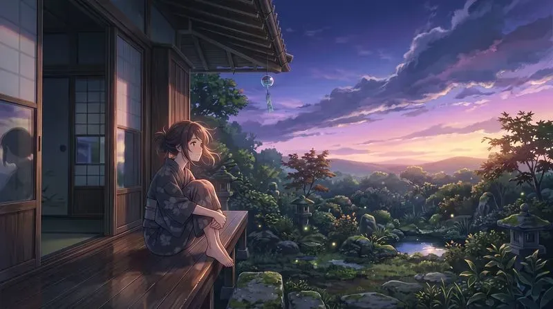 Twilight Anime Aesthetic Art
