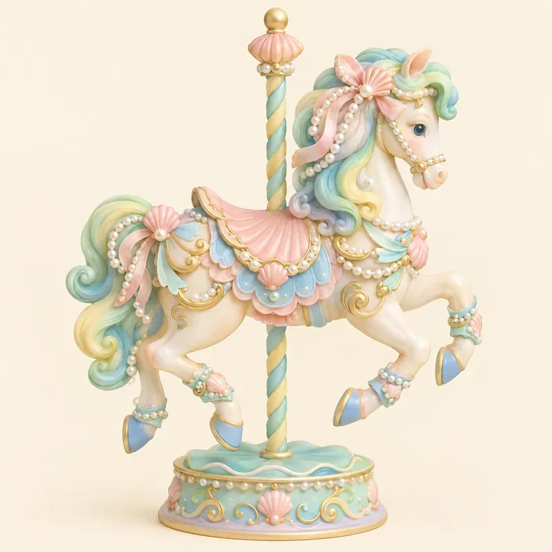 Pastel Sugar Coral 3D Cliparts
