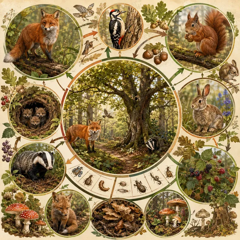 Wildlife Ecology Infographic Kits