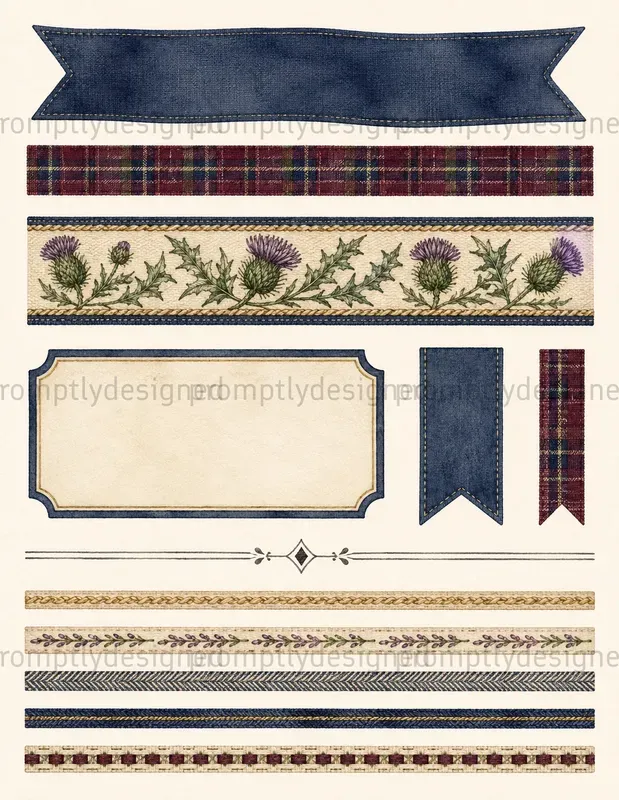 Edinburgh Tartan Trims