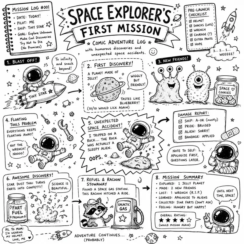 Hand Drawn Doodle Journals
