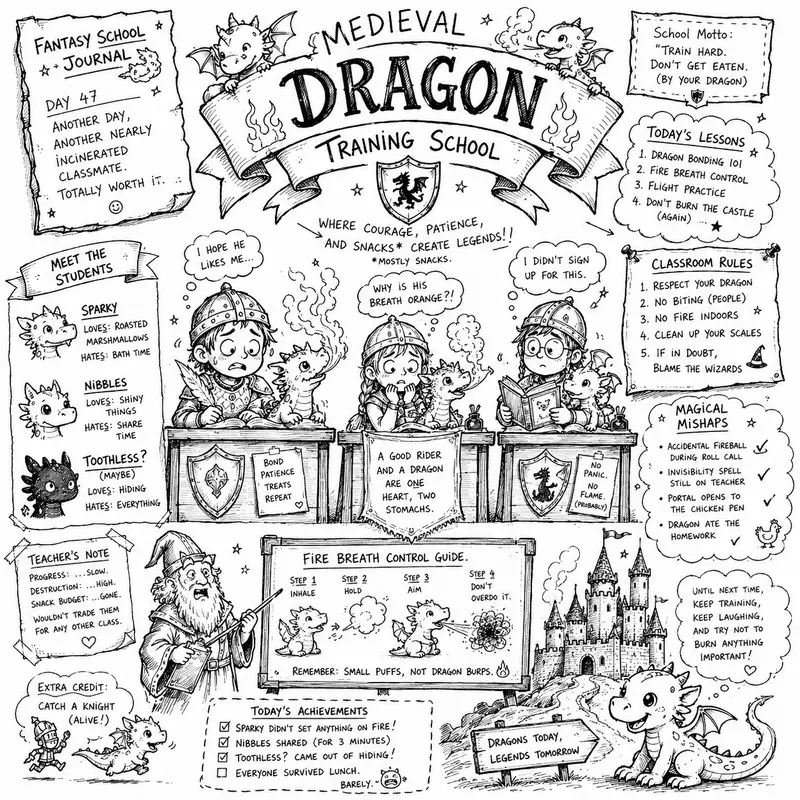 Hand Drawn Doodle Journals