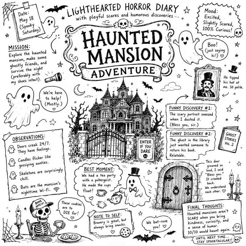 Hand Drawn Doodle Journals