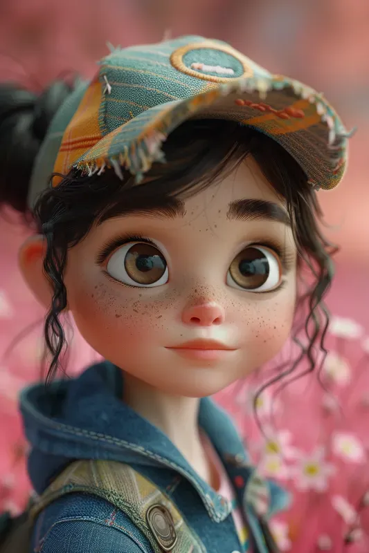 Cute 3D Cartoon Boy Characters