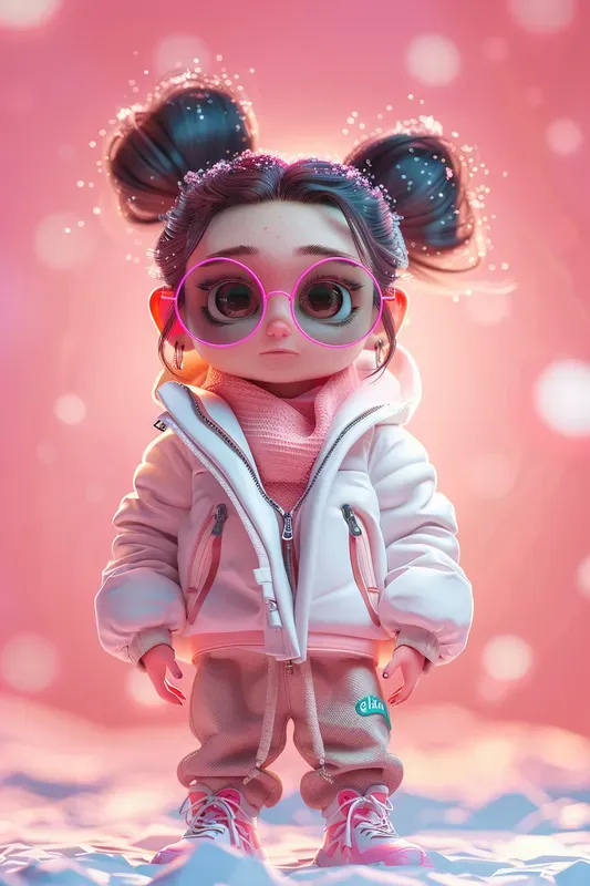 Cute 3D Cartoon Boy Characters